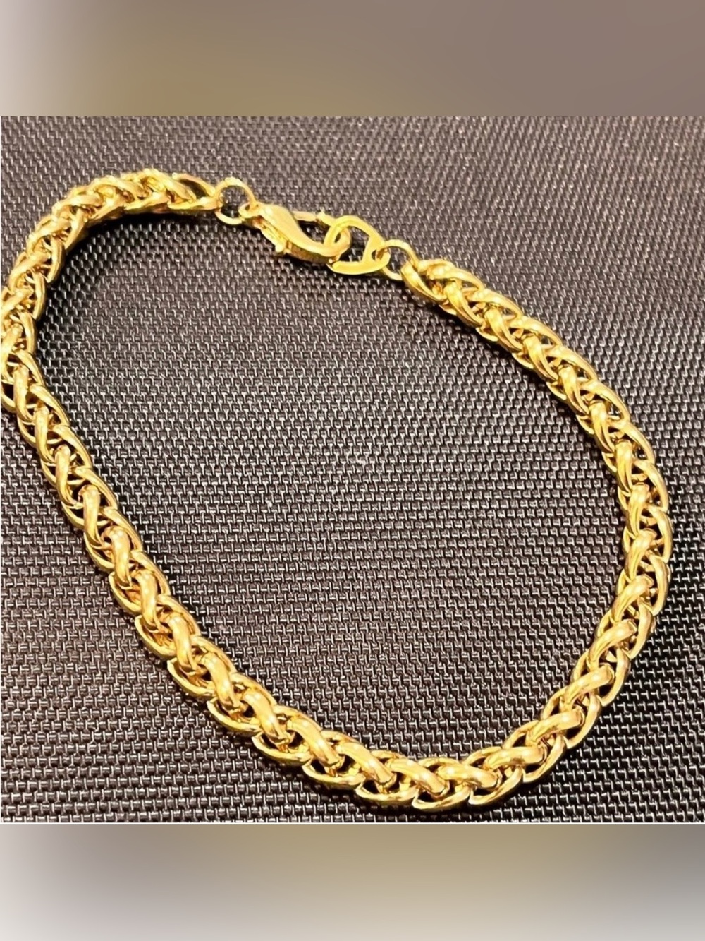 Gold Rope Chain Bracelet - Women's Jewelry